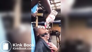 So drunk that she shits herself