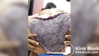 Latina PantyPoop and Smearing