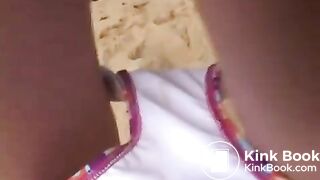 Asian shit on the beach