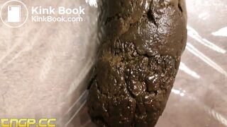 TINA'S PINK TURD CUTTER LAYS NICE LOG