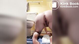 Amateur slut shitting @@