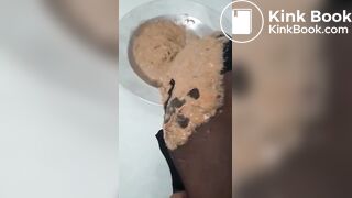 Shiting on plate