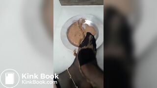 Shiting on plate