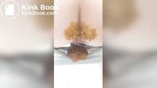 Iranian mistress pooping in panty