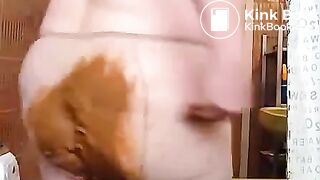 German lady smears poo..