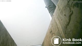girl with big ass spied shitting in toilet ditch3