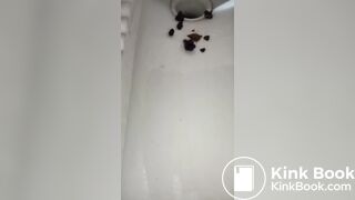 Huge and Hard poop