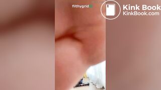 Orange Leggings Scat Girl