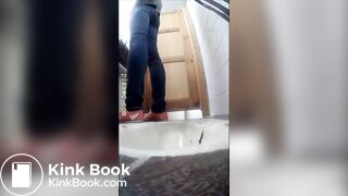 Beautiful Russian girl spy wc poop 02