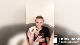 Hot and cute blond's scat journey p1