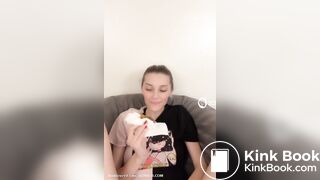 Hot and cute blond's scat journey p1