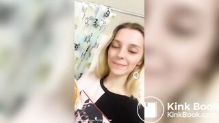 Hot and cute blond's scat journey p1