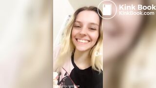 Hot and cute blond's scat journey p1