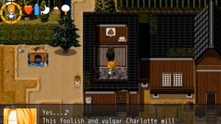 Two anime girls shit at an outhouse - video 2