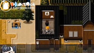 Two anime girls shit at an outhouse - video 2