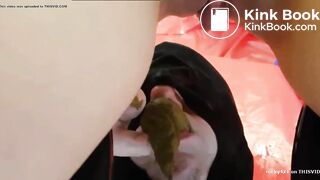 Fat mistress shit on slave