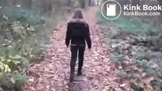 Pooping in the woods.. - video 11