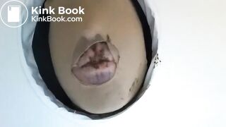 black stockings scat feeding fresh poop