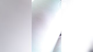 Sexy lady poop on plate