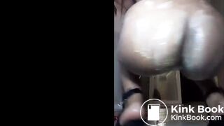 Ebony Milk Cream Enema & Smearing