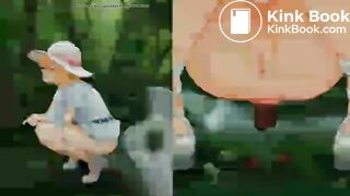 Pooping in the forest - video 3