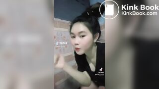 Playing Tik Tok while sitting and pooping