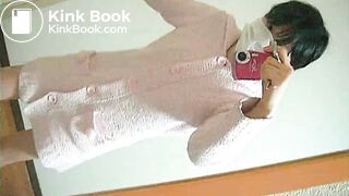 Japanese amateur natural shitting to container