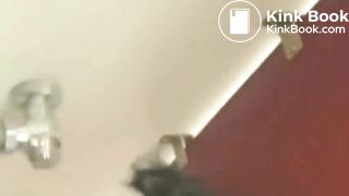 Big butt girl toilet poops