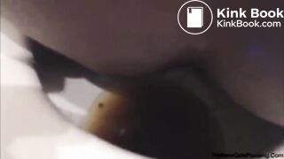Liquid shit from black girl