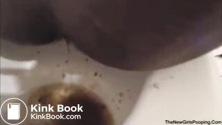 Liquid shit from black girl
