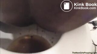Liquid shit from black girl
