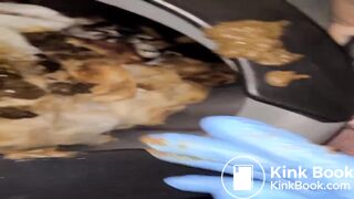 PortaPottyQueen - Human toilet used by train tracks