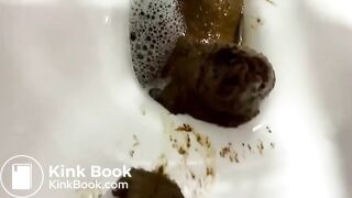 Wiping ass after shit