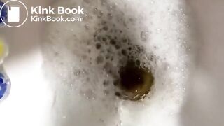 Wiping ass after shit