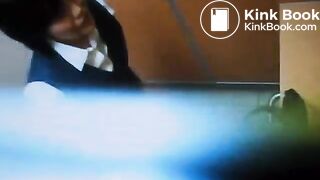 Diarrhea in a woman wearing pantyhose, used laxative