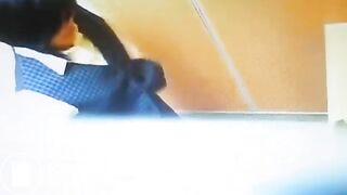 Diarrhea in a woman wearing pantyhose, used laxative