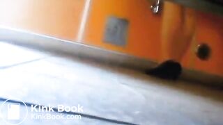 Diarrhea in a woman wearing pantyhose, used laxative