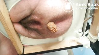 Huge and fat side view logs