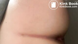 Hot girl takes big stinky toilet dump