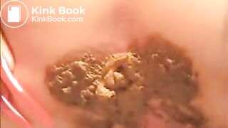 Putting panties back on after big shit