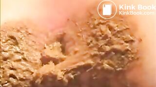 Putting panties back on after big shit