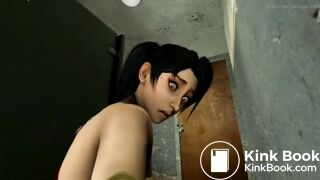 Anime girl diarrhea in toilet 3