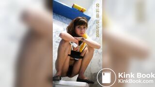 Spy ABAC girl pooping