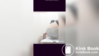 NICE girl panty poop