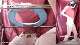 Three Russian Mistresses Using A Human Toilet