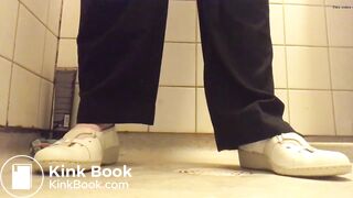Woman poops her pants (a rather alternative angle)