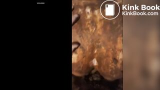 Sexy milf gets fucking in shitty as while shittinh