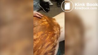 Sexy milf gets fucking in shitty as while shittinh