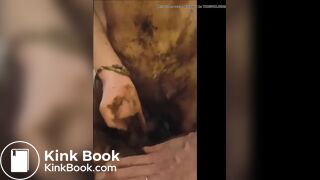 Sexy milf gets fucking in shitty as while shittinh