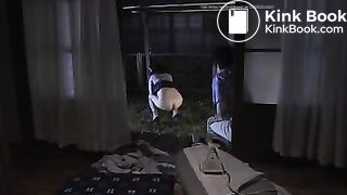 Japanese woman plays with slave 2